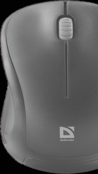 Мышь беспроводная Defender Bit MB-205 USB бесшумн черная