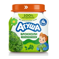 Пюре Агуша брокколи 80 гр