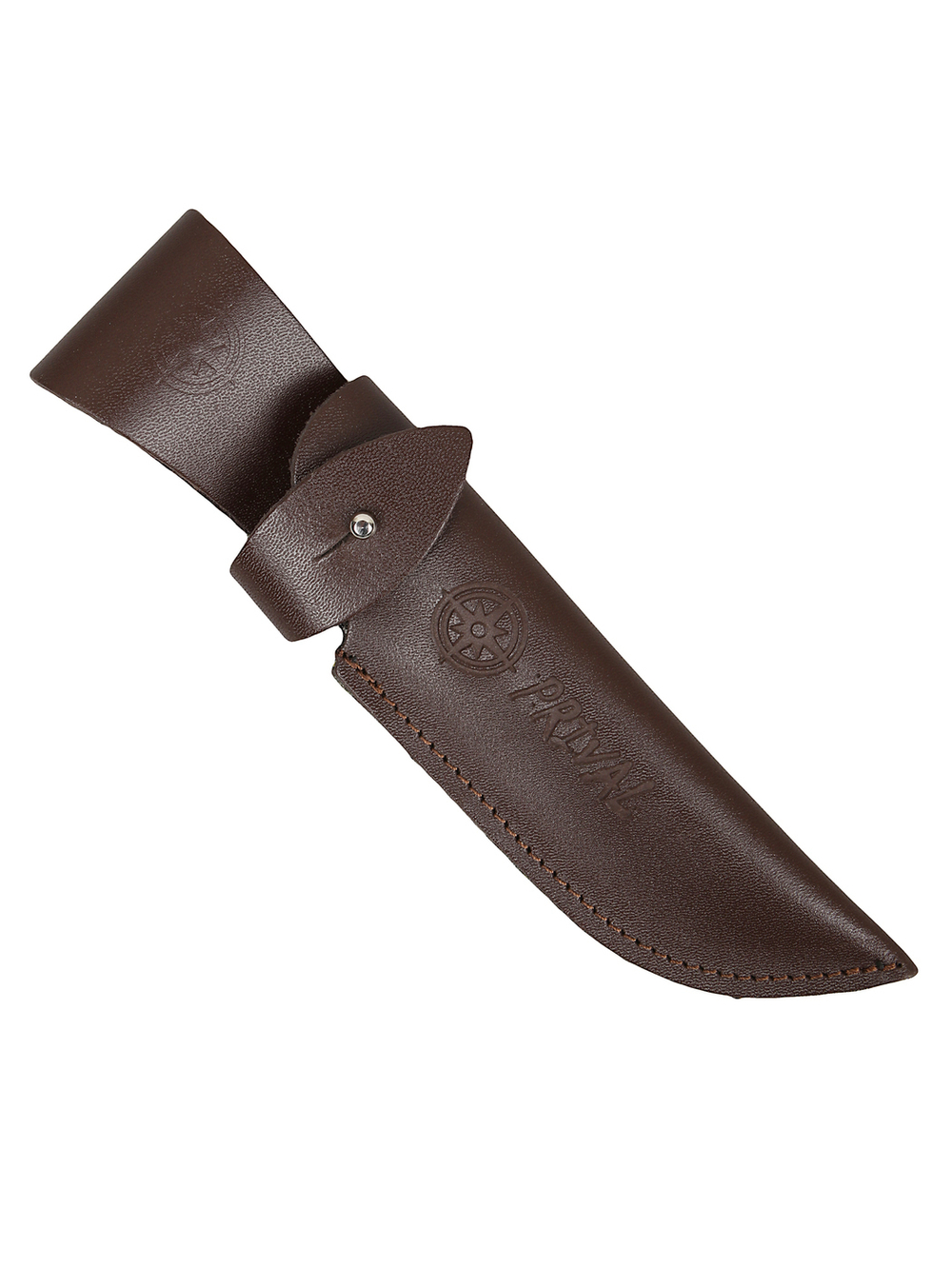 Ножны-чехол для ножа кожаный с гардой Prival НГ-1, для клинка до 135х40мм