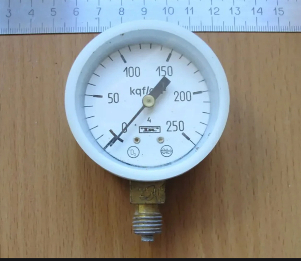 Манометр МТП-1М 0,6МПа-2,5