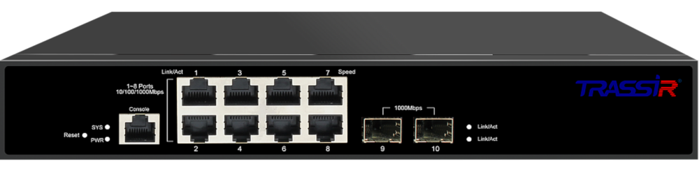 TRASSIR TR-NS24102S-120-8PoE Сетевое оборудование