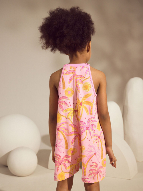 Комбинезон летний для девочки Next AK4-721, Розовый