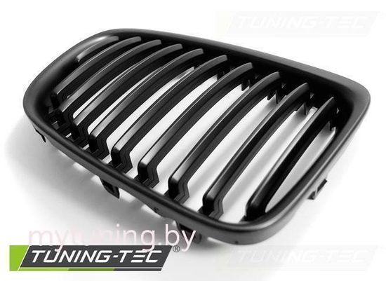 Решетка (ноздри) радиатора MATT BLACK для BMW X1 E84