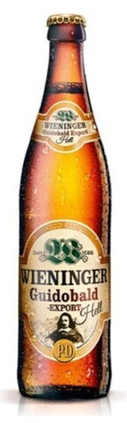 Пиво Винингер Гуидобалд Экспорт Хель / Wieninger Guidobald Export Hell 0.5 - стекло