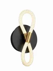 8376MBM-1 BK+GD BLACK+WHITE (1) Настенный светильник NW