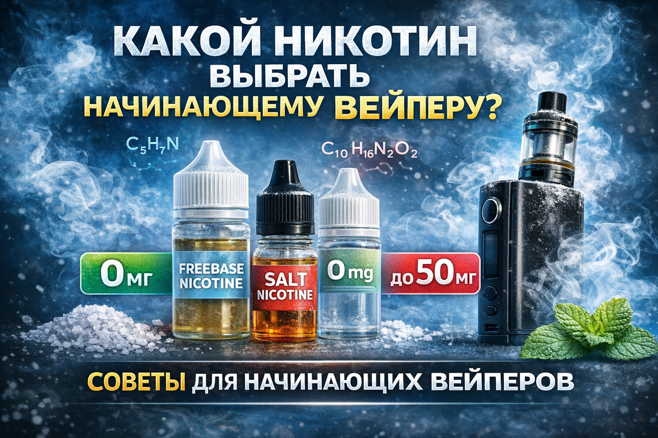 Какой никотин выбрать начинающему вейперу