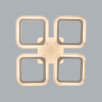 8026/42CL LEDIO LN24 белый/белый, металл/акрил Потолочный светильник с ПДУ LED 42W 3000-6000К 220V KVADRO