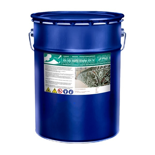 Акромат-250 Грунт-эмаль 3 в 1 по ржавчине /20 кг/ кр-коричневый