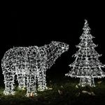 Световая фигура «Елочка» ажурный каркас