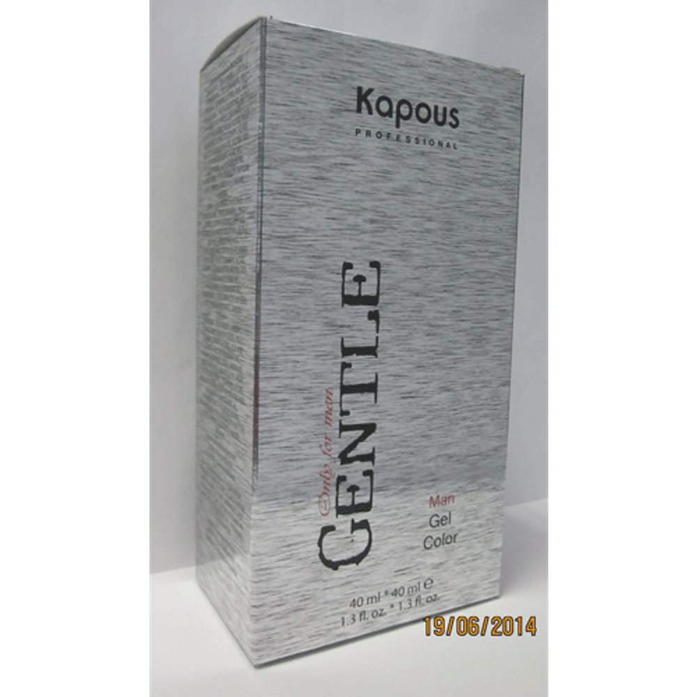 Гель-краска для мужчин без аммония,коричневый 40*40 №4 Kapous