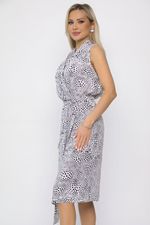 Платье Хьюми (черно-белое) П13736-35М LT Collection