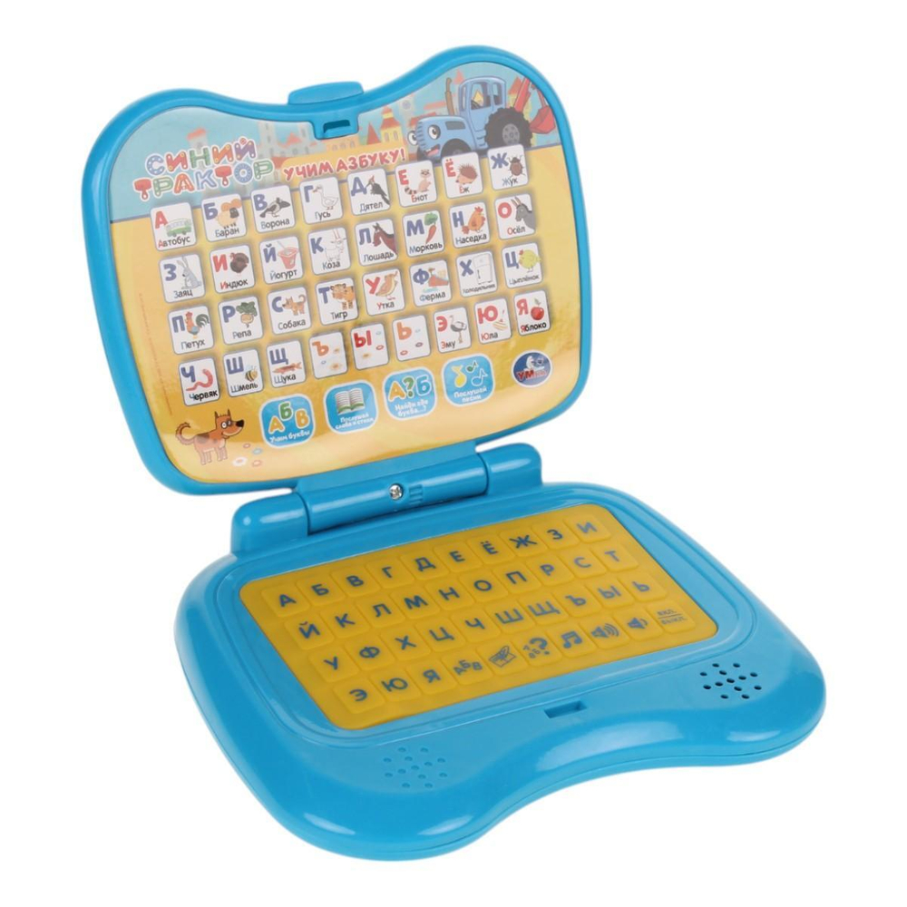 Компьютер обучающий "Азбука. Синий трактор" 100+ песен, стихов, звуков, в коробка HT1479-R1 (Умка)