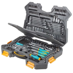 Набор инструментов 216пр. 1/4'', 3/8'', 1/2''(6гр.)(4-32мм) ILOforce IF-38841 EURO