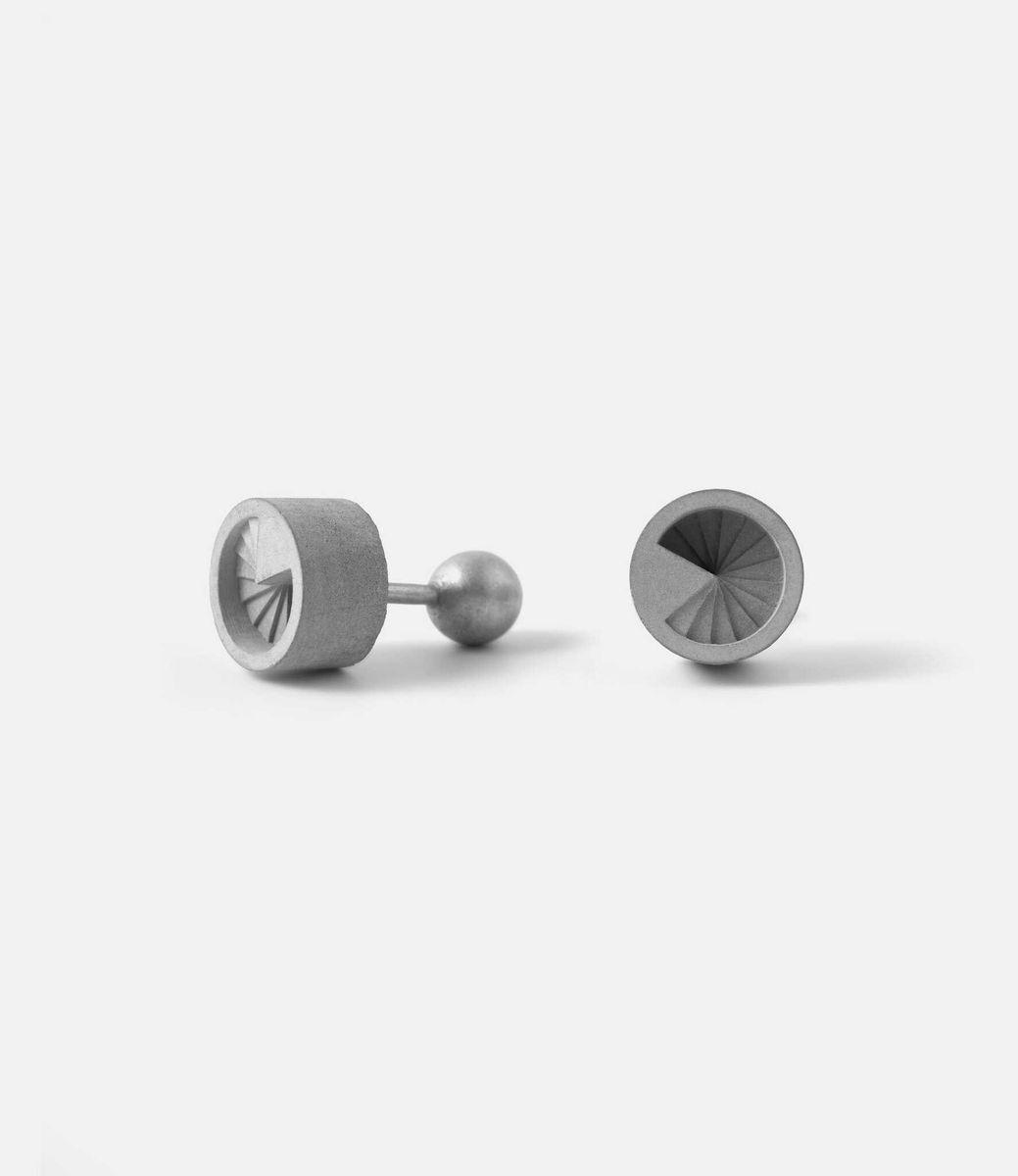 Material Immaterial Micro Concrete Cufflinks #7 — запонки из бетона