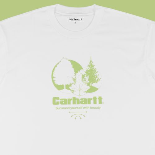 Футболка мужская Carhartt WIP Surround артикул:I033183_white - купить в магазине Дайс