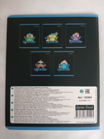 Тетради 48 листа А5+.  "Сильвестр", общая, клетка. Формат А5+ (163*203 мм). Арт.120008. С полями. Комплект 5 шт.