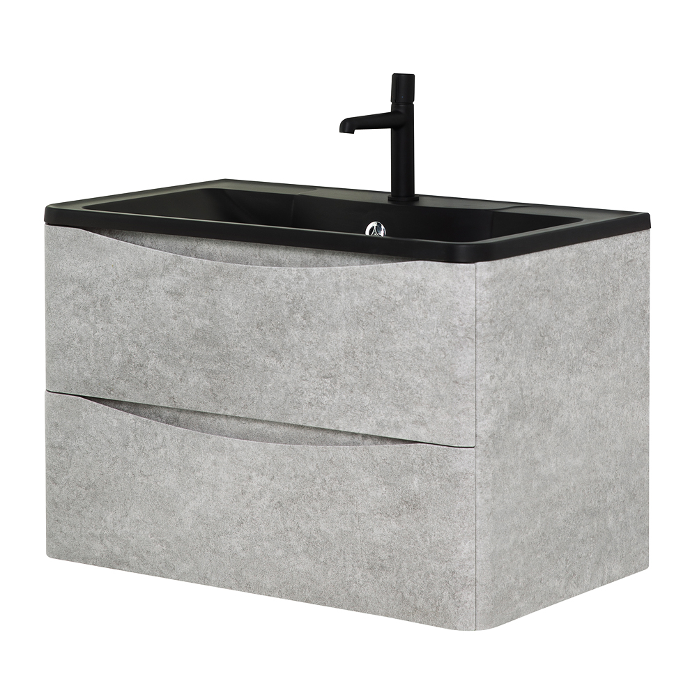 Мебель для ванной комнаты подвесная BelBagno ACQUA-1000-2C-SO-CVG 100 см Cemento Verona Grigio