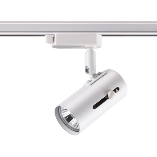 370413 PORT NT19 244 белый Светильник трековый однофазный трехжильный IP20 GU10 50W 220V PIPE