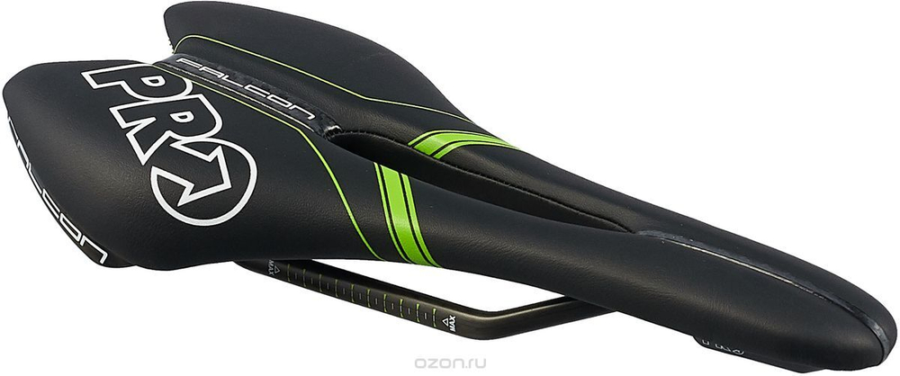 Cедло PRO Falcon AF 132мм, carbon, черн-зелен, без/уп.