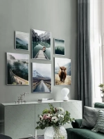 Металлическая фоторамка 40х40 см