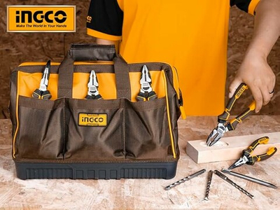 Сумка-органайзер для инструментов 16" SUPER INGCO HTBG08 INDUSTRIAL