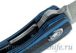 Нож Широгоров 111 Vanax37 G10 black blue 3D MRBSфотография - 9