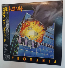 Винтажная виниловая пластинка Def Leppard Pyromania (Japan 1983)