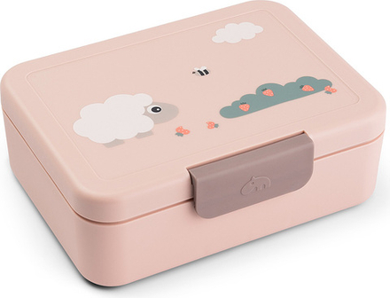 Детский ланч-бокс Done by deer Tiny Farm, пищевой пластик, розовый