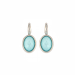 Серьги Possebon Pearl Blue Sky Agate A9588.21 B/S