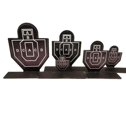 Комплект 5 мишеней СИЛУЭТ (1 мм)