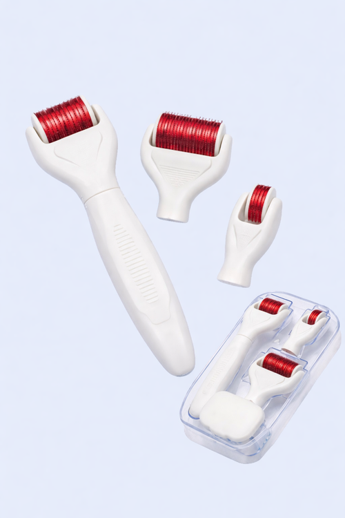 Мезороллер для лица Derma Roller 4 in 1