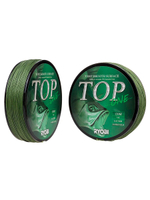 Шнур плетеный для рыбалки Ryobi TOP PE4X-120M Dark green 0.6/d-0.128mm