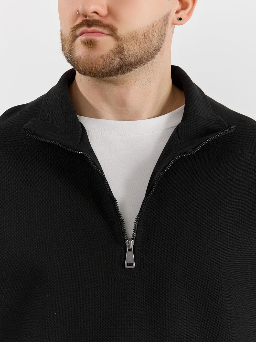 Толстовка мужская Интер-1 Виотекс ЧЁРНЫЙ