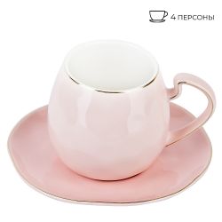 Набор 8 пр. " . Alissa" (4 персоны) v=280мл (подарочная упаковка)