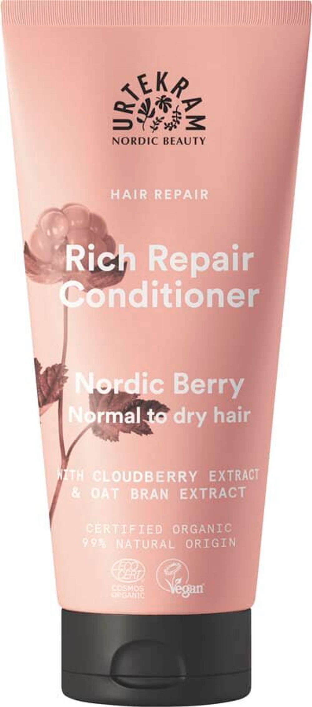 Кондиционер для восстановления волос Urtekram Nordic Berry Rich Repair Conditioner, 180 мл
