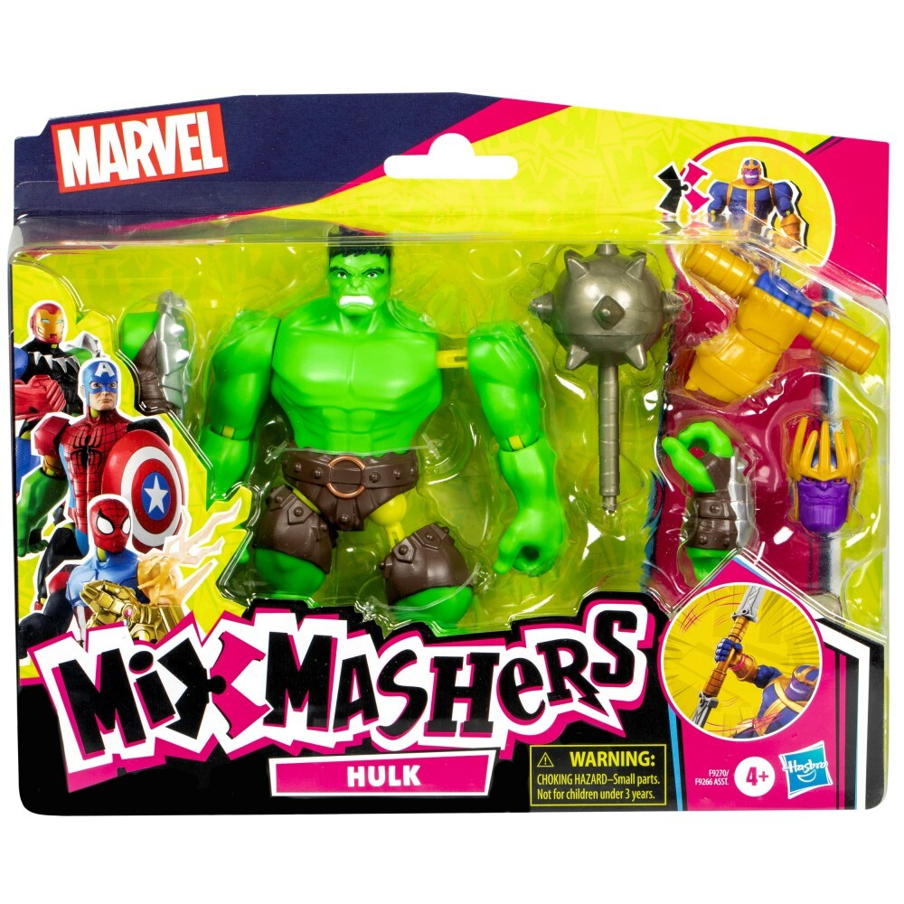 Hasbro Marvel MixMashers - фигурка Халка 12 см + аксессуары Мстителей F9270
