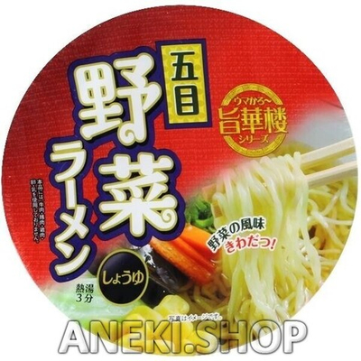 Лапша быстро приготовления пять специй со вкусом гребешка и овощами 74 г Yamamoto