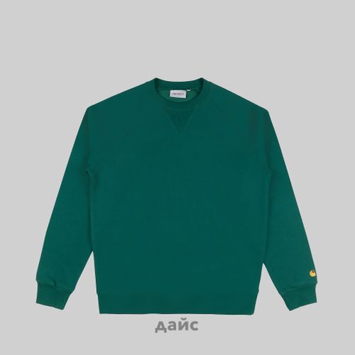Толстовка мужская Carhartt WIP Chase Sweatshirt артикул:I033660_chervil - купить в магазине Дайс