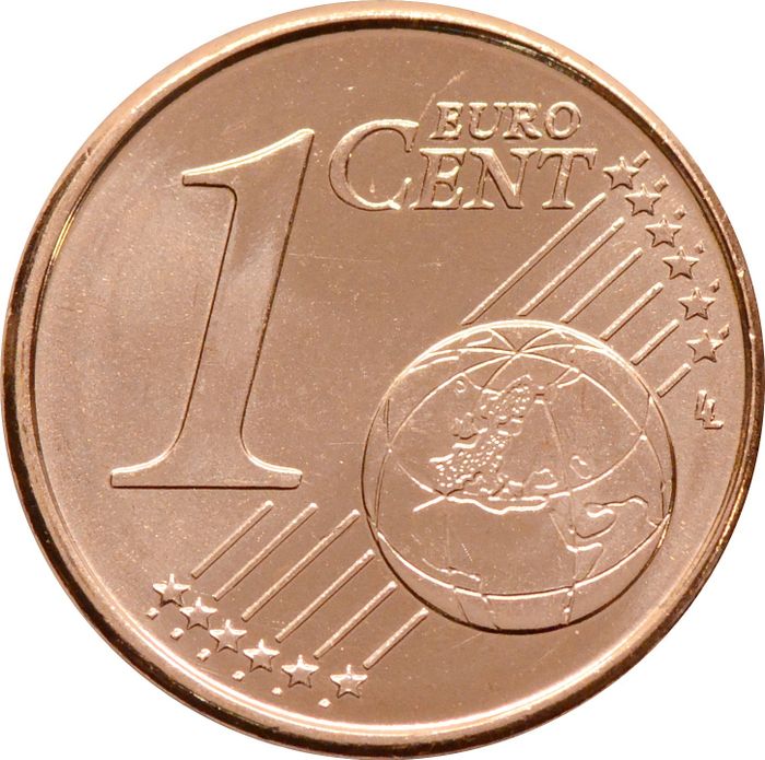 1 евроцент 2012 Греция (1 euro cent)