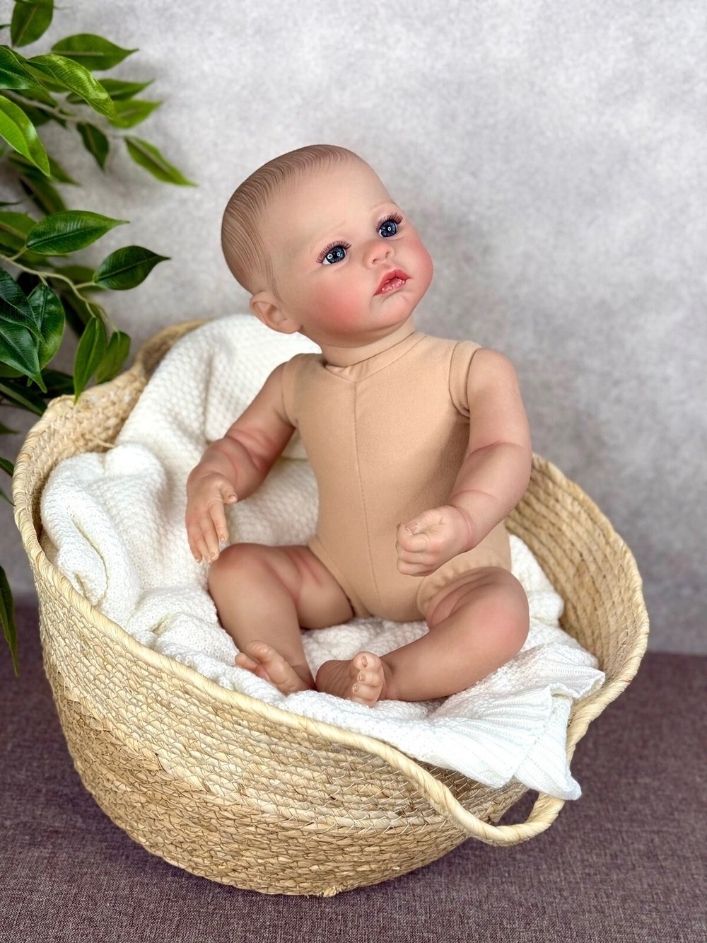 Кукла Реборн мягконабивная 48см без одежды (FA-822AW)