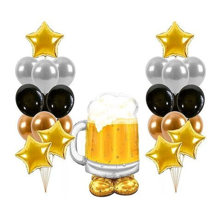 Композиция из шаров "Пивная кружка"