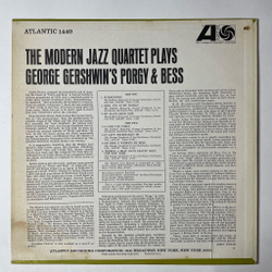 Винтажная виниловая пластинка LP The Modern Jazz Quartet Plays George Gershwin Porgy and Bess (USA 1965)