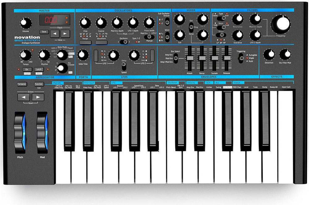 Синтезатор NOVATION Bass Station II