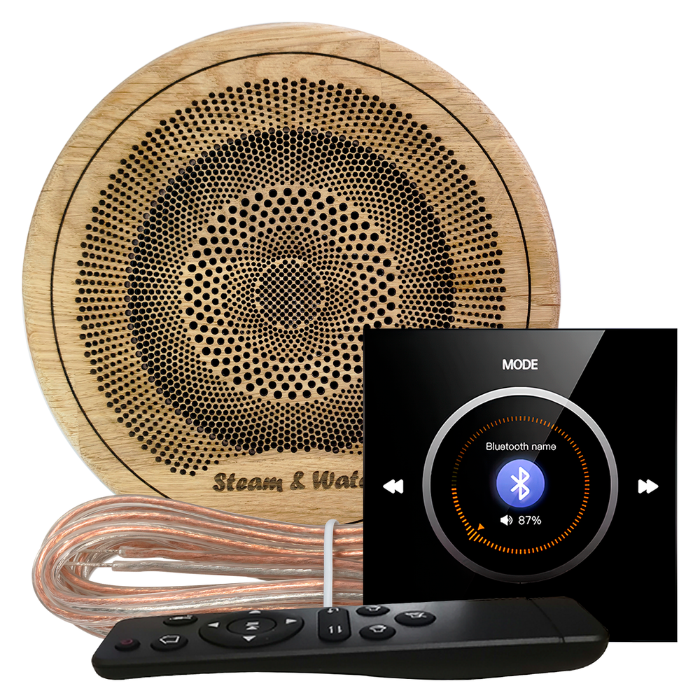 Комплект акустики Steam&Water NOISE black SAUNA R1