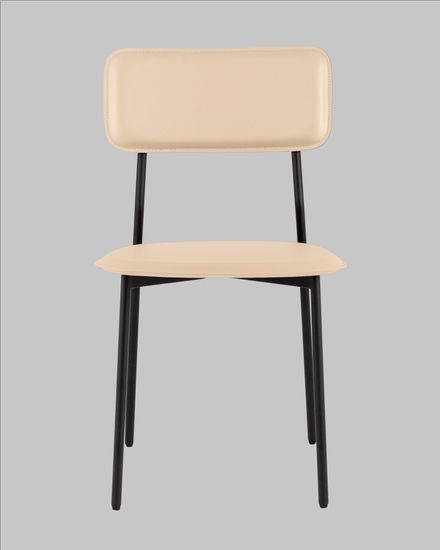 Стул обеденный Mikkie бежевая экокожа