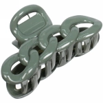 Заколка-краб для волос на блистере «Magic Gloss», кольца, микс 6 цветов, 6,5см