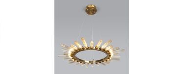 Подвесной светильник 557 золотая бронза Sole Bogate's