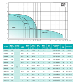 Горизонтальный многоступечатый центробежный интеллектуальный частотно-регулируемый насос с интегрированным частотным преобразователем серии BWIE, Shimge (до +68°C)