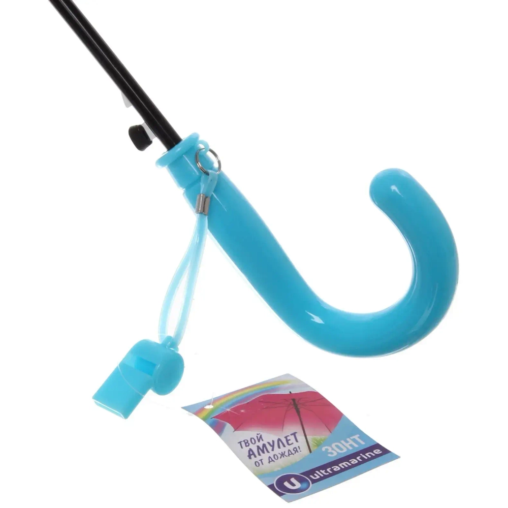 Зонт детский полуавтомат «Ultramarine - Весёлые зверята», микс 6 цветов, 8 спиц, d-98см, длина в слож. виде 65см