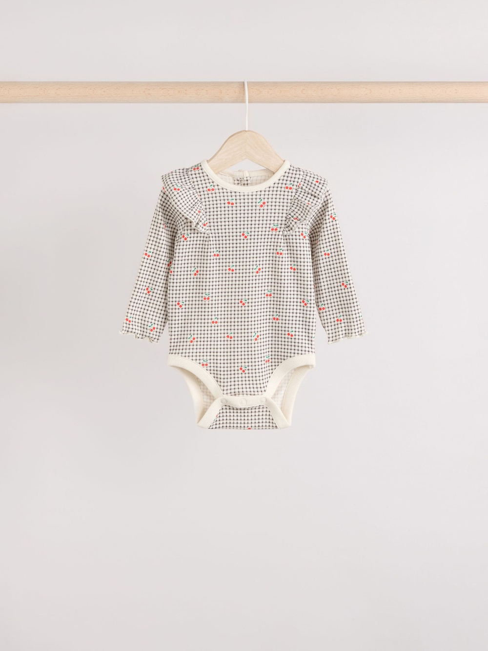 Боди с длинным рукавом для малышей Next E67-025, 3 шт., Молочный, Бежевый